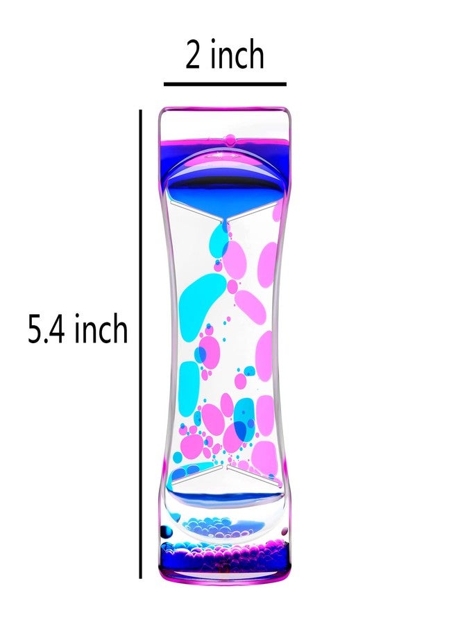 FKYTION Liquid Motion Bubbler & Diamond Shaped Penguin Liquid Timer and Moving Sand Art Picture Pack of 3 Activity Calm Relaxing Desk Toys Voted Best Gift! - Image 4